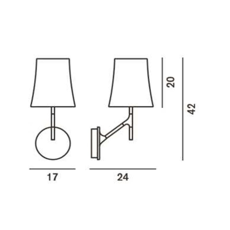 Foscarini Birdie Wandlamp