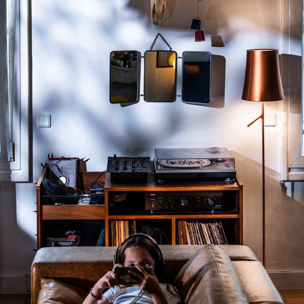 Foscarini Birdie Lettura Terra Vloerlamp