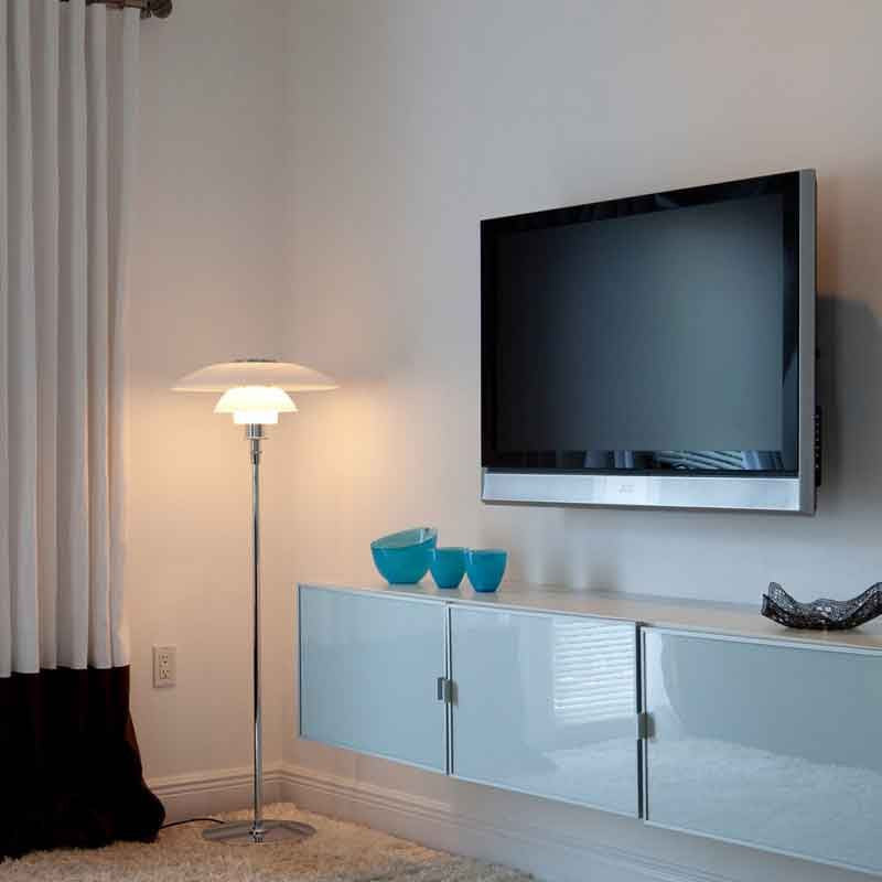 Louis Poulsen PH 4½-3½ Glazen Vloerlamp