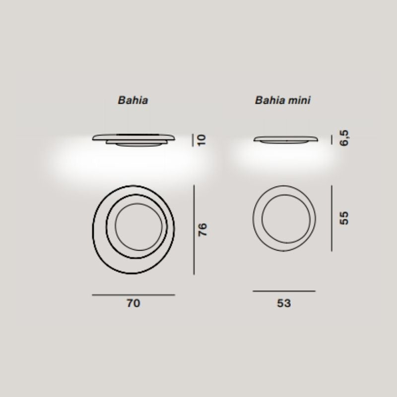 Foscarini Bahia Wand / Plafond Lamp
