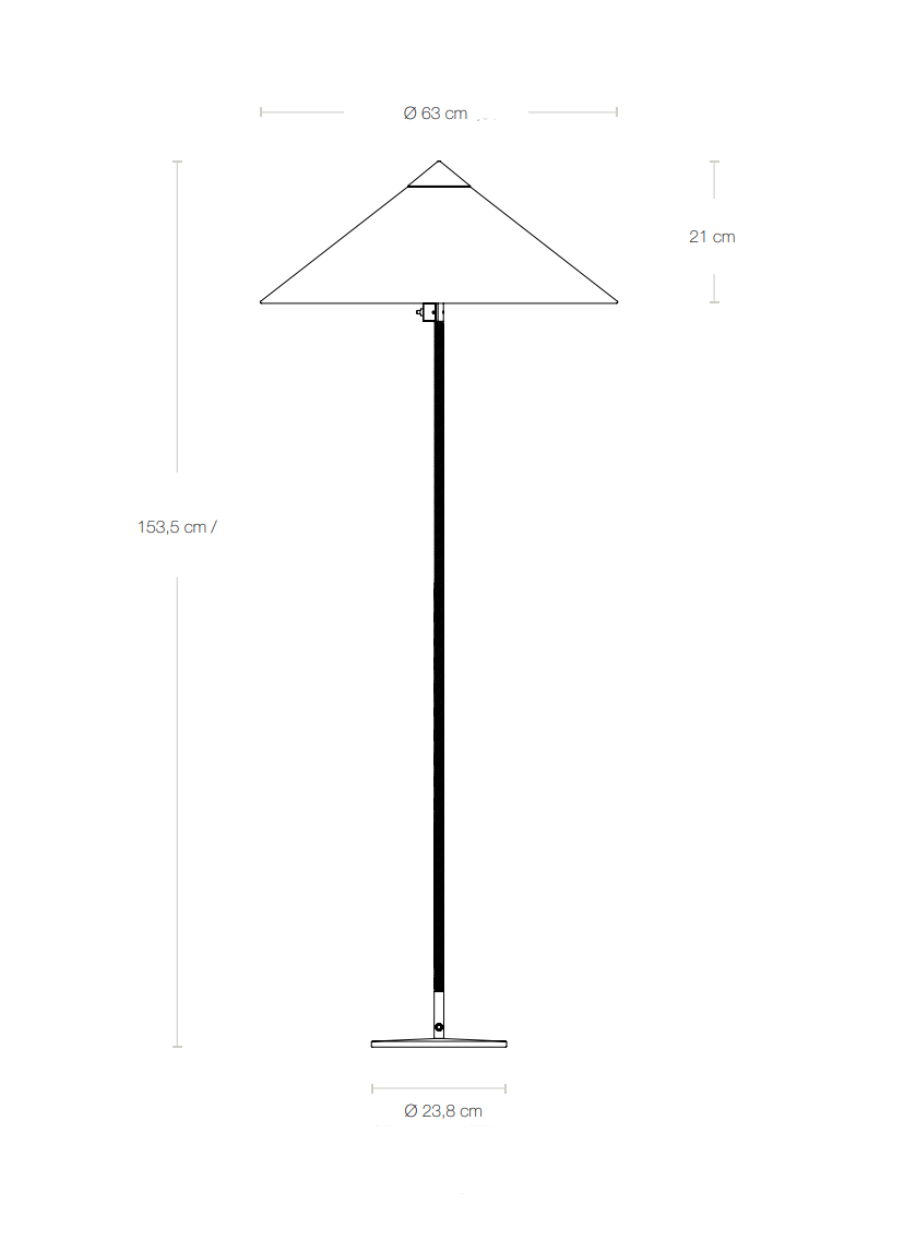 Gubi 9602 Vloerlamp