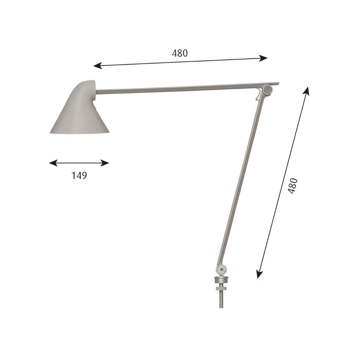 Louis Poulsen NJP Tafel Lamp