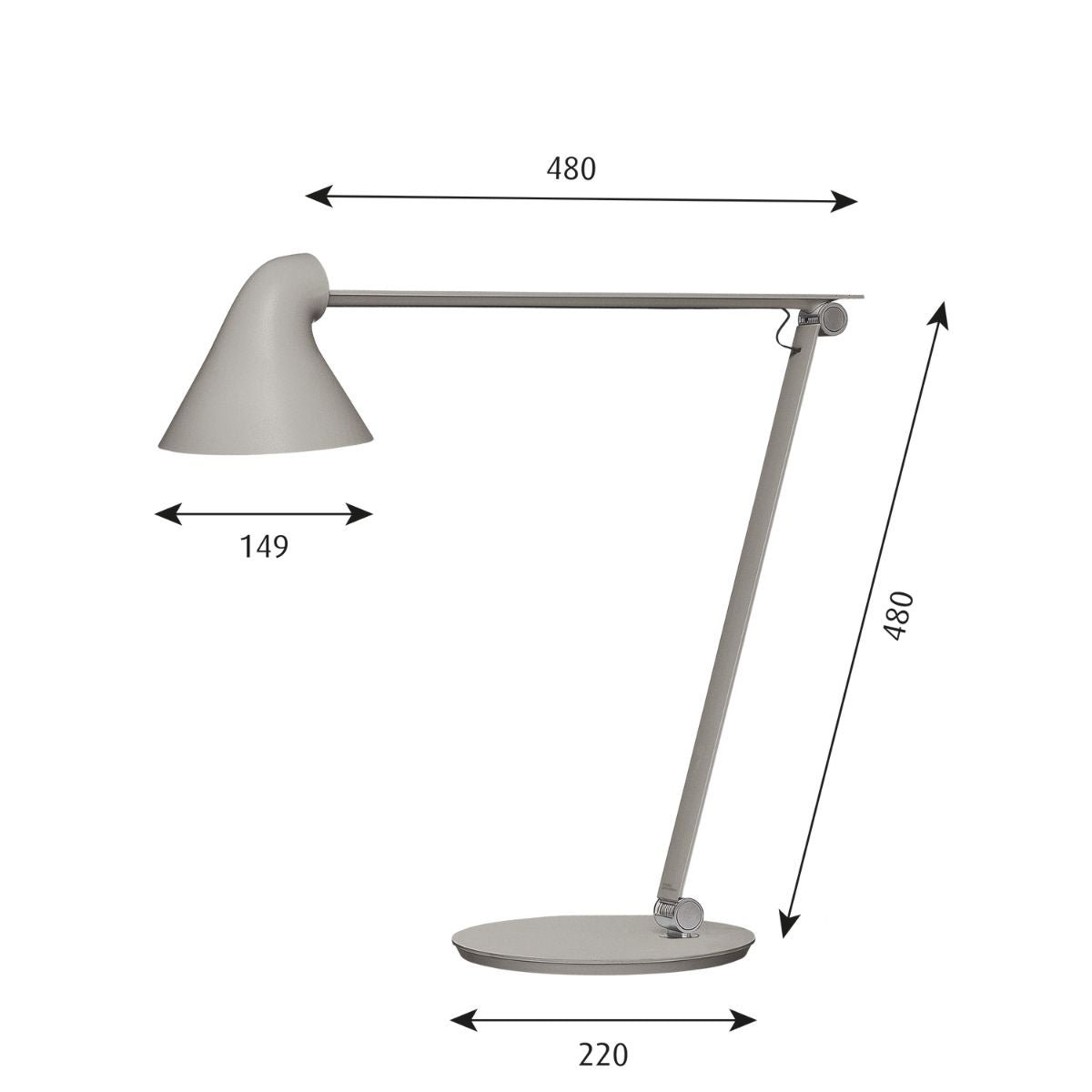 Louis Poulsen NJP Tafel Lamp