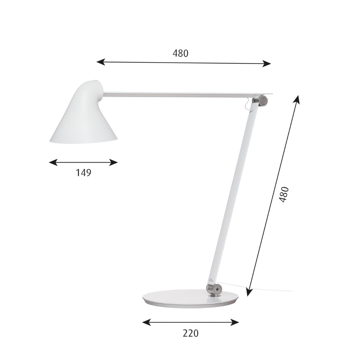 Louis Poulsen NJP Tafel Lamp
