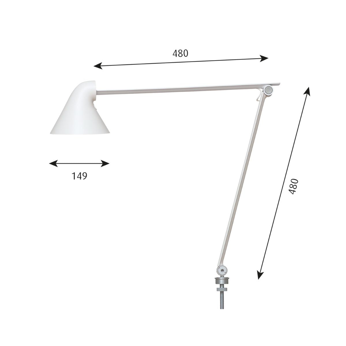 Louis Poulsen NJP Tafel Lamp