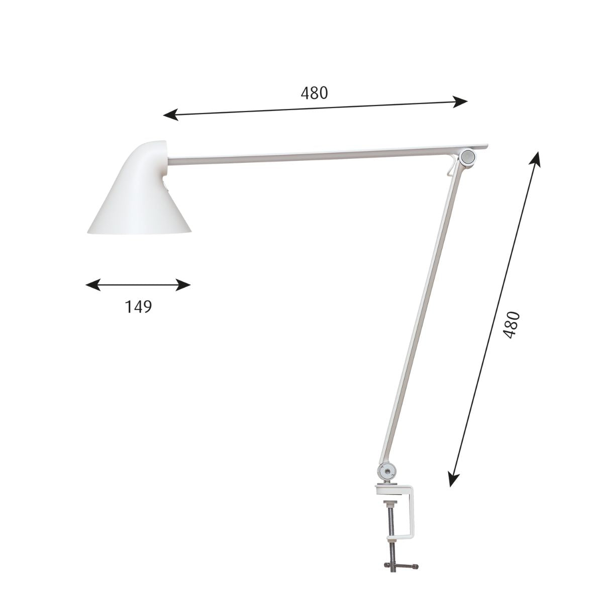Louis Poulsen NJP Tafel Lamp