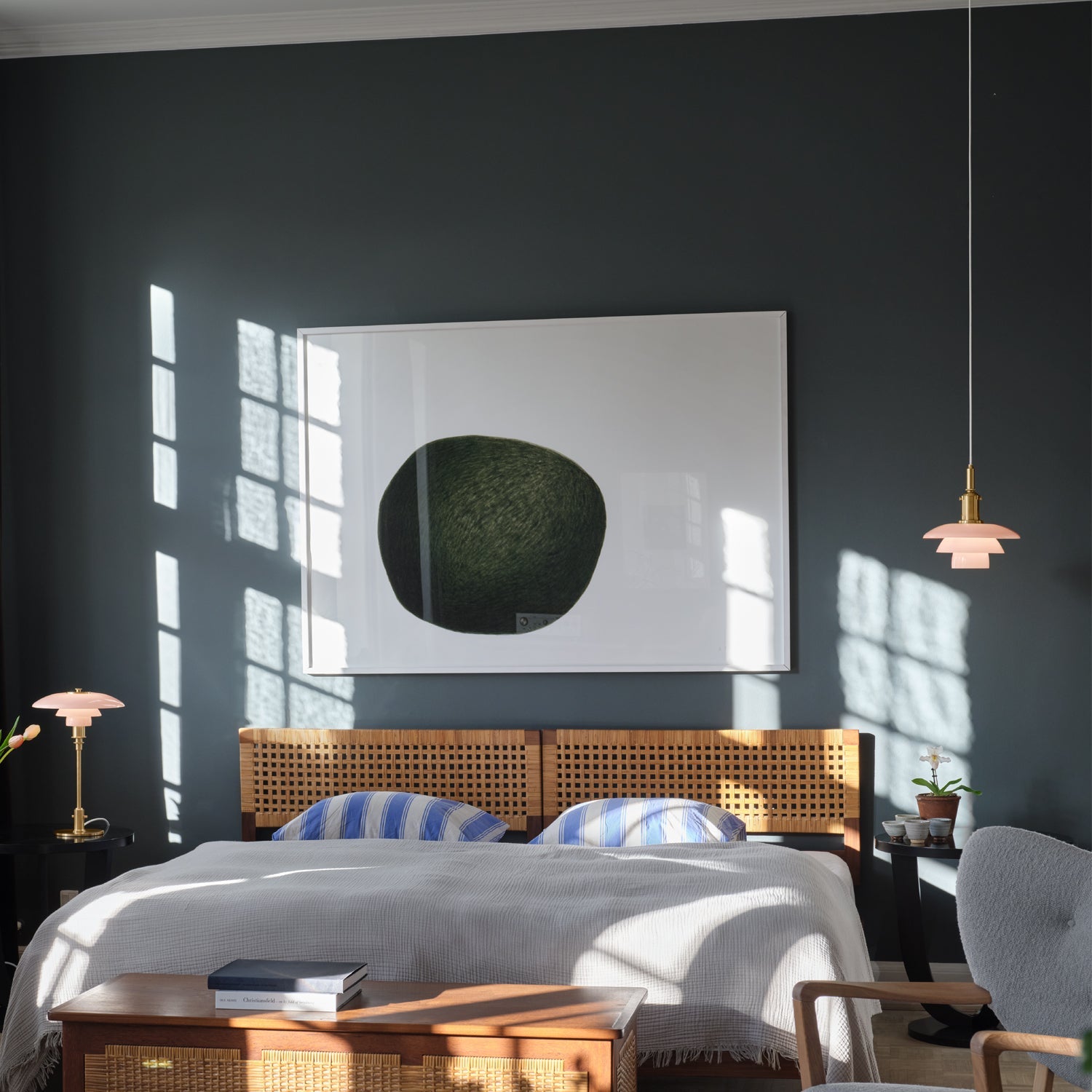Louis Poulsen PH 3½-3 Pale Rose Brass Hanglamp