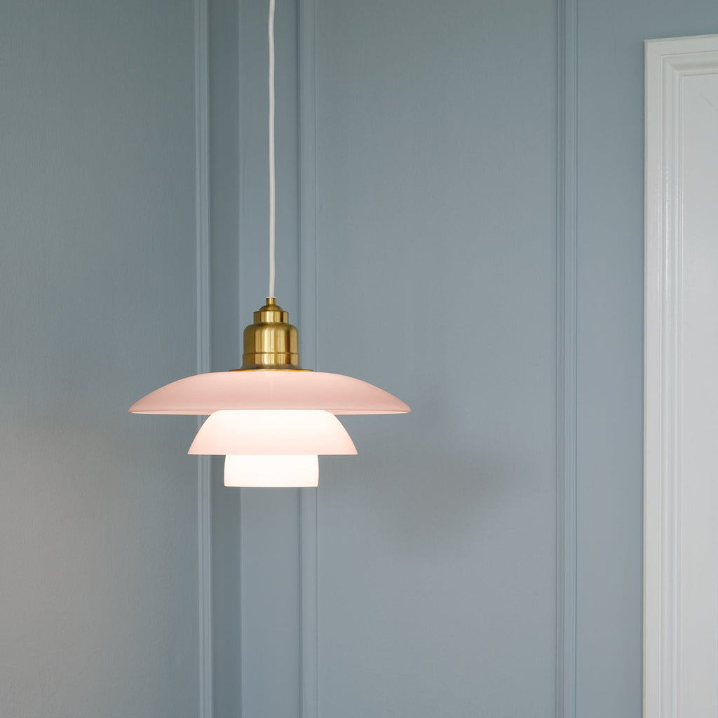 Louis Poulsen PH 3½-3 Pale Rose Brass Hanglamp