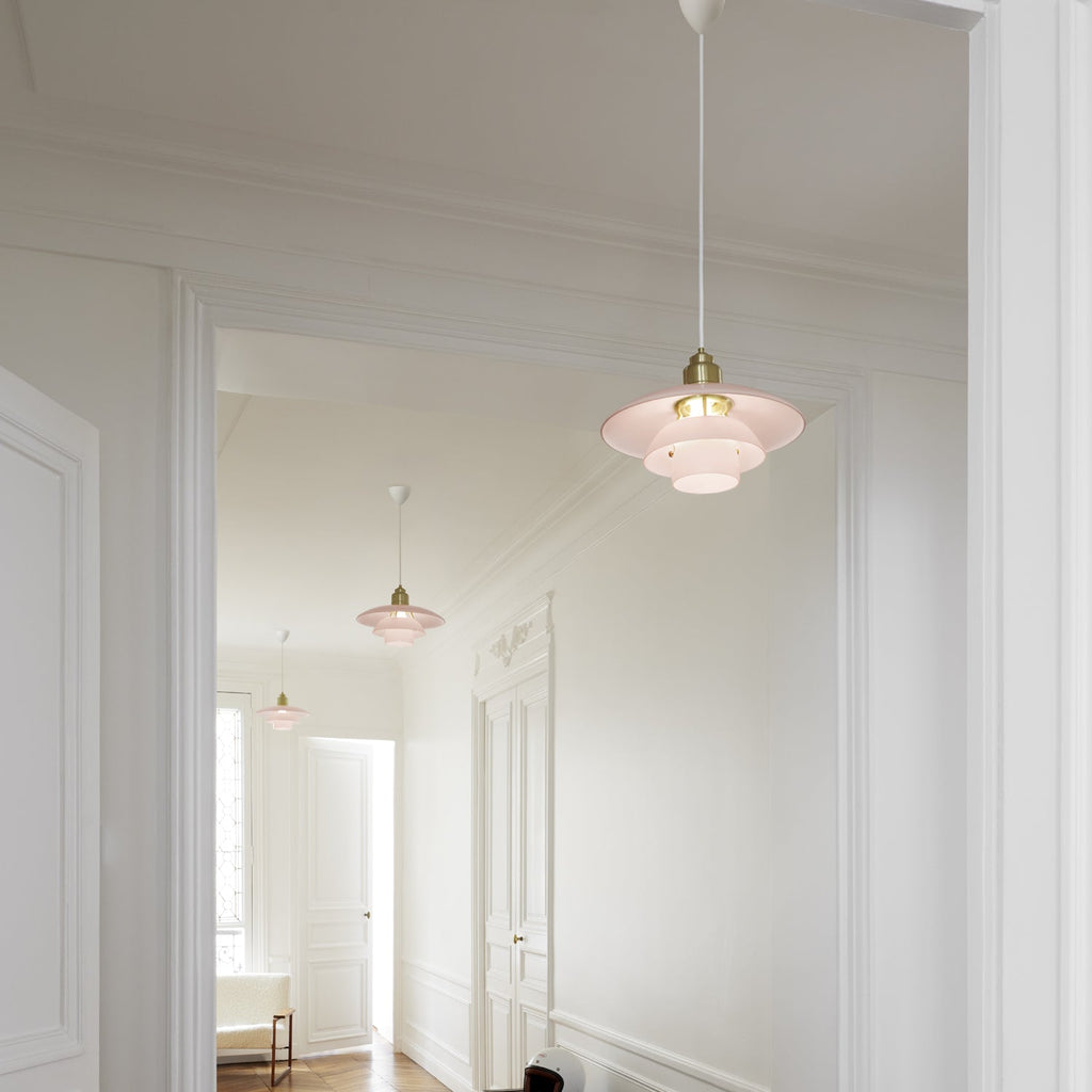 Louis Poulsen PH 3½-3 Pale Rose Brass Hanglamp