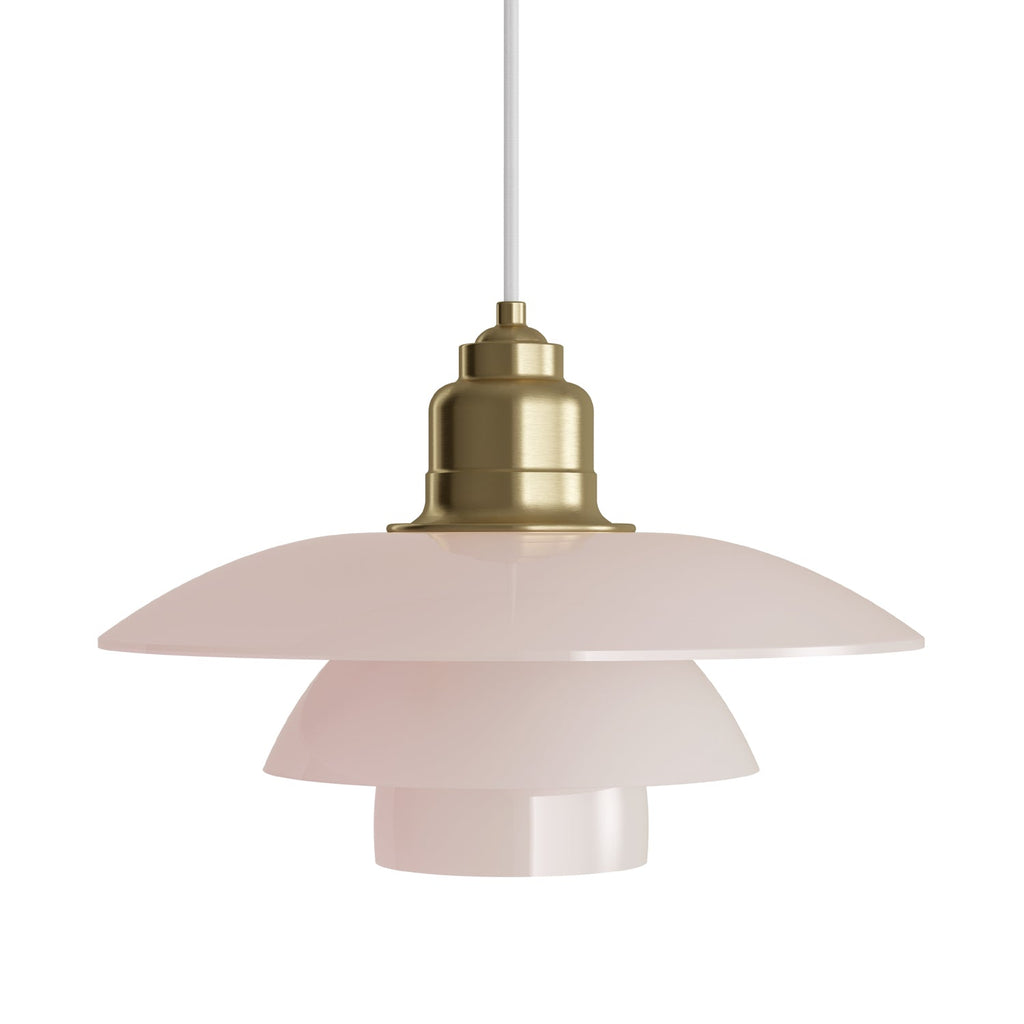 Louis Poulsen PH 3½-3 Pale Rose Brass Hanglamp