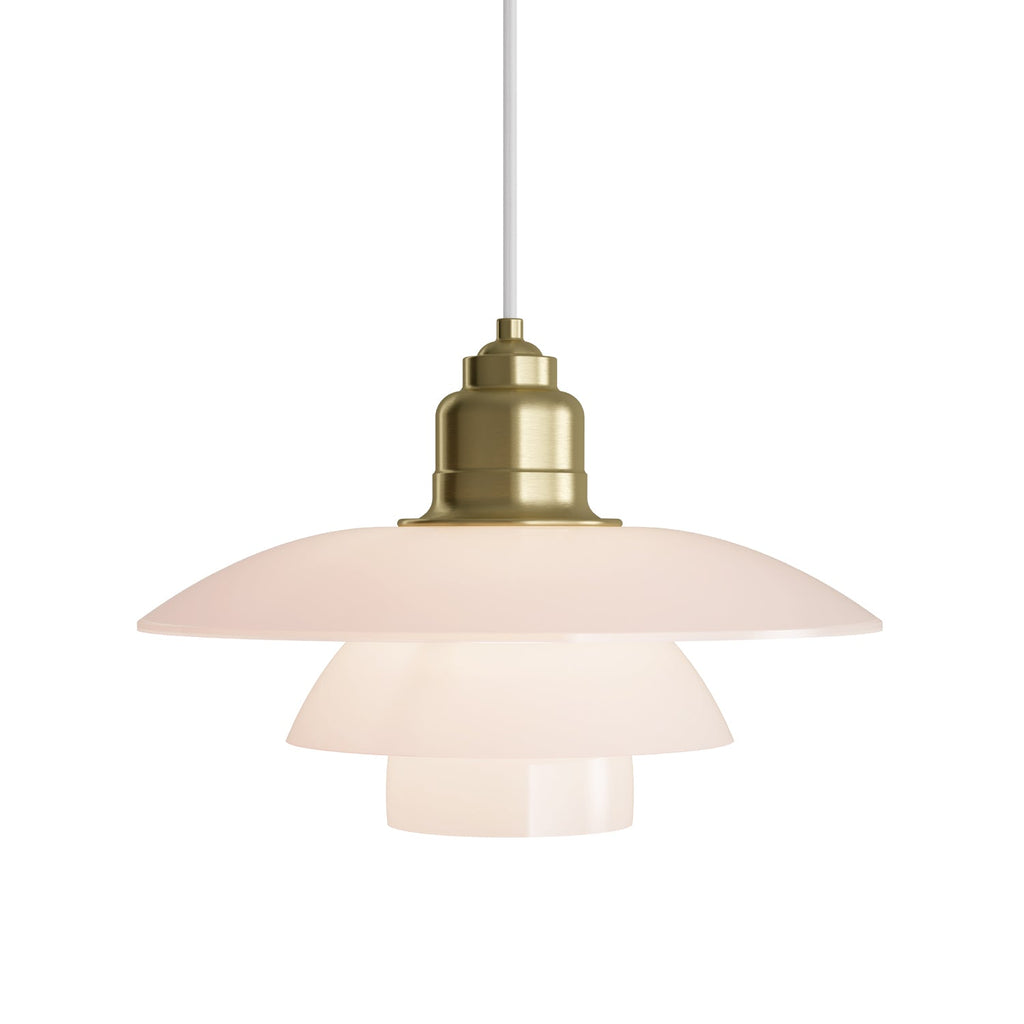 Louis Poulsen PH 3½-3 Pale Rose Brass Hanglamp