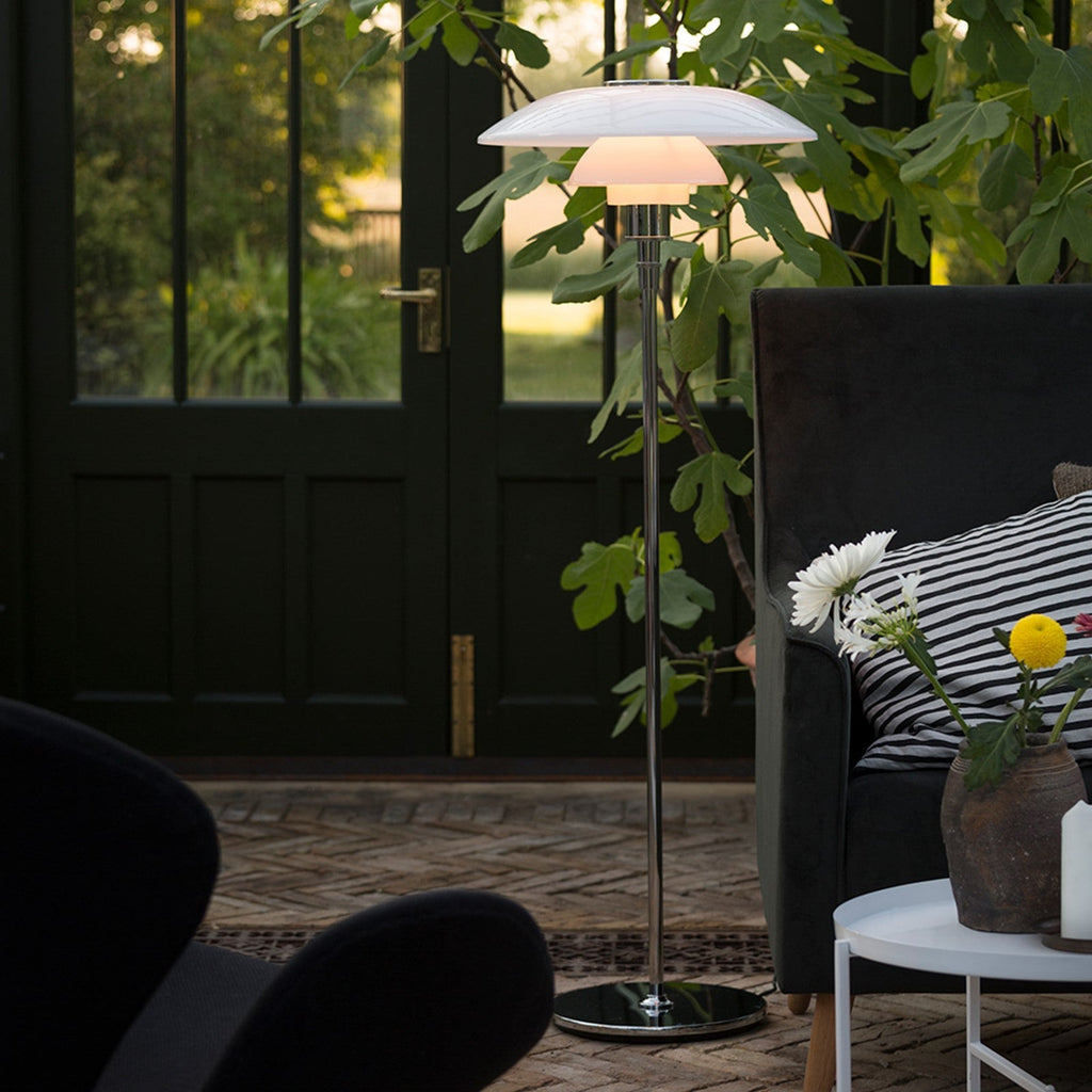 Louis Poulsen PH 4½-3½ Glazen Vloerlamp