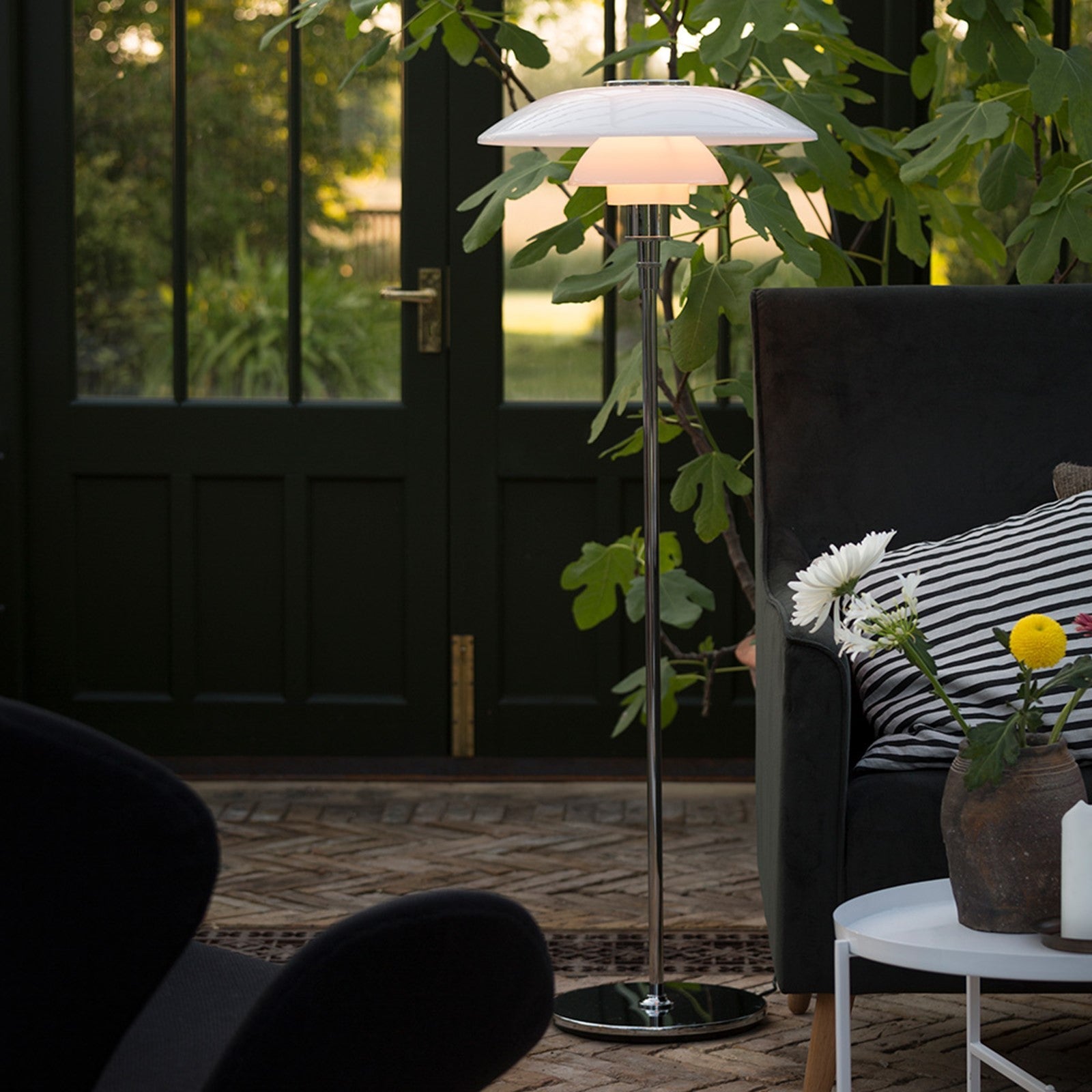 Louis Poulsen PH 4½-3½ Glazen Vloerlamp