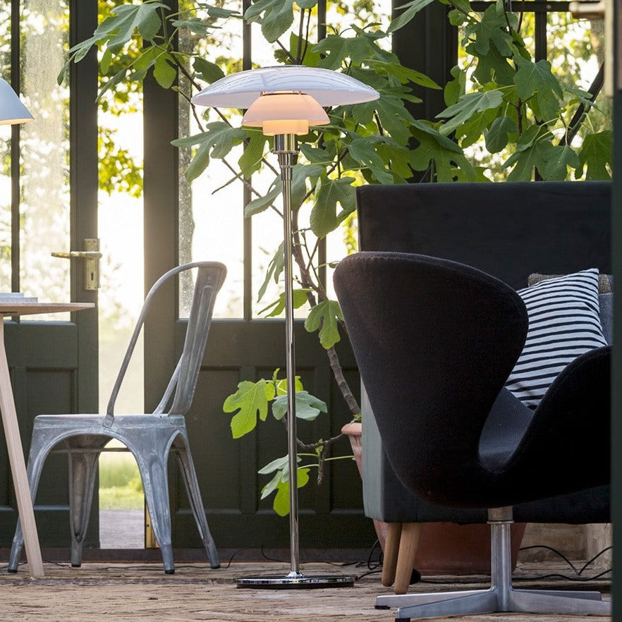Louis Poulsen PH 4½-3½ Glazen Vloerlamp